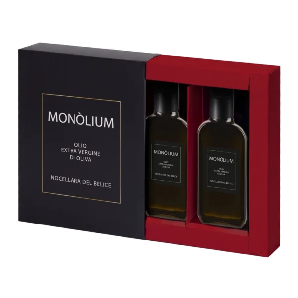 Confezione 2 bottiglie Olio Extra Vergine di Oliva DOP Valle del Belìce da 250ml